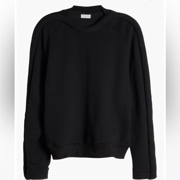 Dries Van Noten Black Sculptural Sweatshirt - Picture 8 of 10